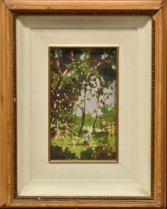 REYCEND Enrico 1855-1928,Figura con alberi,Casa d'Aste Martini IT 2024-03-22