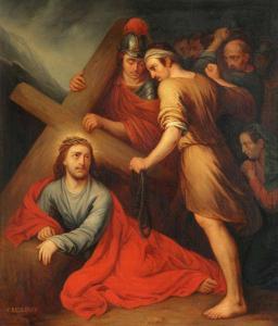 REYCKERSZ C 1800-1800,Christus valt onder het kruis,Bernaerts BE 2013-12-09