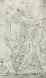 REYERS Nicolaas 1719-1796,An Allegory of the Arts,1767,Bonhams GB 2015-10-28