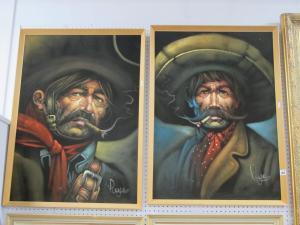 REYES,Portraits of Smoking Bandits,Sheffield Auction Gallery GB 2022-03-04