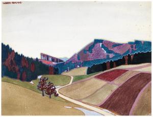 REYL HANISCH Herbert 1898-1937,A Landscape,1918,Palais Dorotheum AT 2023-03-22