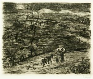 REYNEK Bohuslav,Journey to Bethlehem -from the cycle Christmas,1939,Art Consulting 2024-03-10