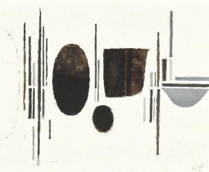 REYNOLDS Alan 1926-2014,ABSTRACT: WHITE, GREY AND BROWN,Sotheby's GB 2019-06-18
