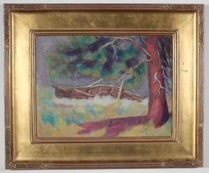 REYNOLDS CHARLES 1909-2001,"Woodyard," near Vancouver, WA., on the Columbia R,O'Gallerie 2024-04-01