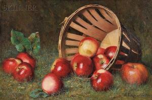 REYNOLDS Joseph 1861-1925,Apples Spilling from an Overturned Basket,1896,Skinner US 2014-02-07