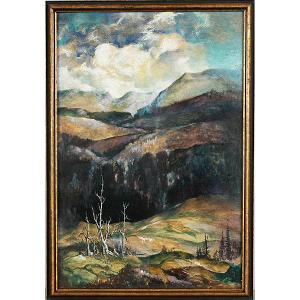 REYNOLDS KNIFFIN Herbert 1886-1970,Pennsylvania Landscape,Ripley Auctions US 2013-10-17