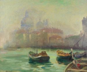 REYNOLDS,View along the Grand Canal, Venice,20th century,Ewbank Auctions GB 2019-03-21