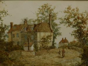 REYNOLDS Walter G. 1800-1885,Bunyan's Cottage,1817,Golding Young & Mawer GB 2018-08-22