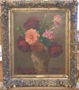 REYNOUARD 1900-1900,Bouquet de dahlia et d'illet,Millon & Associés FR 2015-09-23
