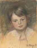 rezeda moga dumitrescu 1893-1965,Child Face,1893,Alis Auction RO 2009-12-19
