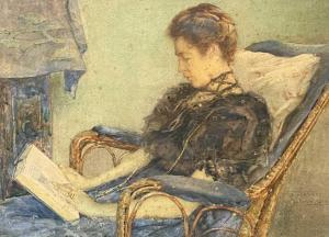 RHEAM Henry Meynell 1859-1920,Mouse Reading,1905,David Lay GB 2023-10-26