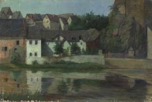 RHEIN Erich 1902-1956,Blick auf Runkel a.d.Lahn,Arnold DE 2006-06-10