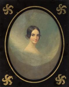 RHINELANDER Julia,Portrait of Daughter,1820,Hindman US 2017-04-27