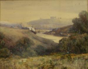 Rhodes Bertha Carrick 1905-1912,The River Esk looking towards Whitby Ab,1910,David Duggleby Limited 2008-11-24