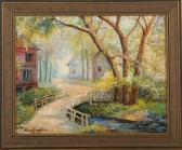 RHODES Pearl S 1900-1900,Landscape with buildings,Ripley Auctions US 2010-10-30