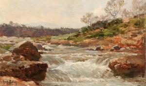 RIBAS OLIVIER Antonio 1845-1911,Vista fluvial,Balclis ES 2012-07-11