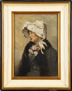 RIBAUT M 1800-1800,Portrait de Femme,Galerie Moderne BE 2017-12-12