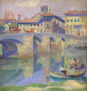 RIBLET Fernando 1873-1944,Il Ponte alle Grazie,Farsetti IT 2017-04-08