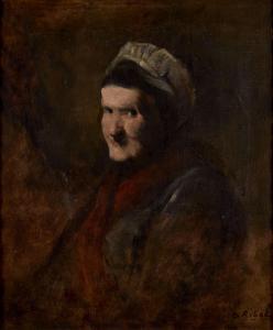 RIBOT Theodule Augustin 1823-1891,Portrait of a Woman,Freeman US 2024-04-17