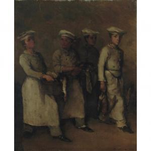 RIBOT Theodule Augustin 1823-1891,The Young Chefs,1860,William Doyle US 2014-02-19