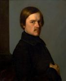RICARD Gustave 1823-1873,Portrait d'un jeune homme à mi - corps,1843,Aguttes FR 2011-03-30