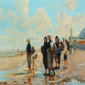 RICARDO Jose 1900-1900,A summer's day at the beach,Bruun Rasmussen DK 2013-04-01