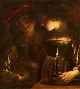 RICCHI Pietro 1605-1675,Two lovers by candlelight,Lempertz DE 2022-11-19
