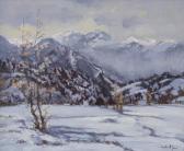 RICCI Carlo 1931,Inverno in Val Sangone,Meeting Art IT 2014-03-08