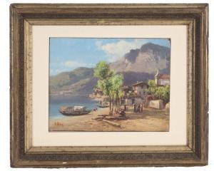 RICCI Guido 1836-1897,CHIUSO, LECCO,Viscontea Casa d'Aste IT 2023-11-05