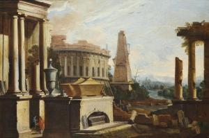 Ricci Marco 1676-1730,Capriccio with ruins,Palais Dorotheum AT 2013-04-17