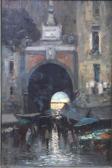 RICCIARDI Oscar 1864-1935,Mercato a porta Capuana,Eurantico IT 2011-10-14