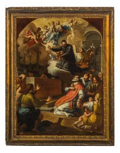 RICCIOLINI Niccoló 1687-1760,Estasi di San Filippo Neri alla Min,19th cebtury,Wannenes Art Auctions 2020-12-21