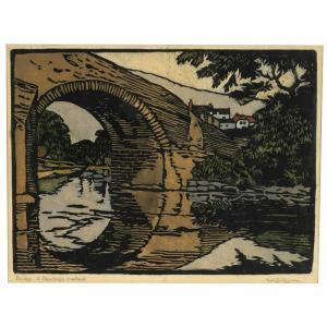 RICE William Seltzer 1873-1963,Bridge at Aberfoyle Scotland,MICHAANS'S AUCTIONS US 2023-03-17