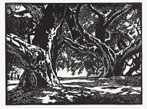 RICE William Seltzer 1873-1963,Forest Primeval,1933,Swann Galleries US 2024-01-25