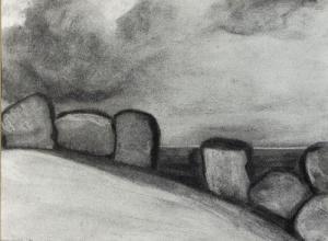 RICH Frances 1910,Mountain Landscape with Rocks,1975,Simon Chorley Art & Antiques GB 2017-05-23