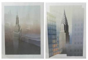 RICHARD davies,The Empire State Building and Chrysler Building,1981,Lacy Scott & Knight 2023-03-17