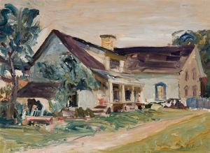 RICHARD Rene Jean 1895-1982,La maison du peintre,Heffel CA 2024-02-29