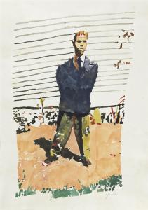 RICHARD Yarde 1939-2012,Malcolm,1990,Swann Galleries US 2022-03-31
