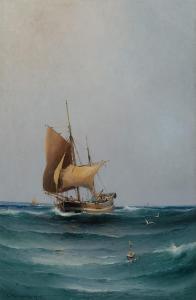 RICHARDE Otto Ludvig 1862-1929,marina,1905,Casa d'Aste Martini IT 2022-01-27