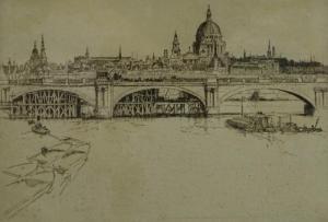 RICHARDS Frederick Charles 1879-1932,Waterloo bridge,Golding Young & Co. GB 2020-10-28