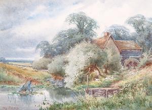 RICHARDS Hetty 1800-1800,Ducks by a watermill; A rural landscape,1823,Bonhams GB 2005-06-07