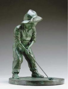 RICHARDS Lucy Currier 1900-1900,FIGURE OF A BOY GOLFING,1911,Christie's GB 2006-03-07
