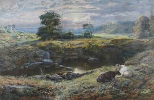 RICHARDS Richard Peter 1840-1877,Landscape at dusk,Woolley & Wallis GB 2023-09-05