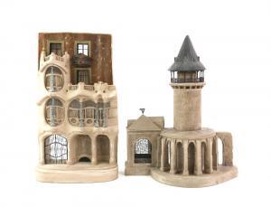 RICHARDS TIMOTHY,Two architectural models, to include Antoni Gaudi',1998,Ewbank Auctions 2021-01-28