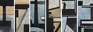 RICHARDS TREVOR 1954,SHADOWS OF THE CITY,GFL Fine art AU 2015-11-25