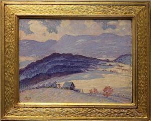 RICHARDS Tristam 1890-1980,Winter Landscape,Alderfer Auction & Appraisal US 2013-03-14