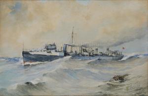 RICHARDS W.A 1898-1903,H.M. Torpedo Boat 'Express',1997,Charles Miller Ltd GB 2020-07-07
