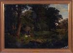 RICHARDS William Trost 1833-1905,Woodland landscape with trickling roc,Alderfer Auction & Appraisal 2007-09-07
