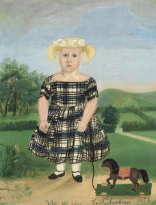 RICHARDSON E 1867,A child with a toy pony,Bonhams GB 2013-01-29