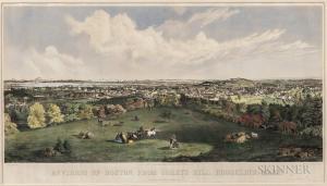 Richardson Freeman,Environs of Boston, from Corey's Hill, Brookline, ,1864,Skinner US 2018-08-14